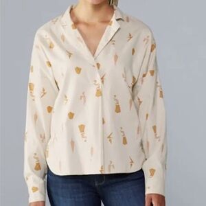 REI Cooperative Super Soft Cotton ‘Norseland’ Print Long Sleeve Tunic Shirt